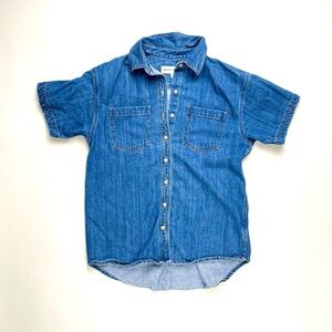 Denim Forum Classic Blue Button-Up Shirt